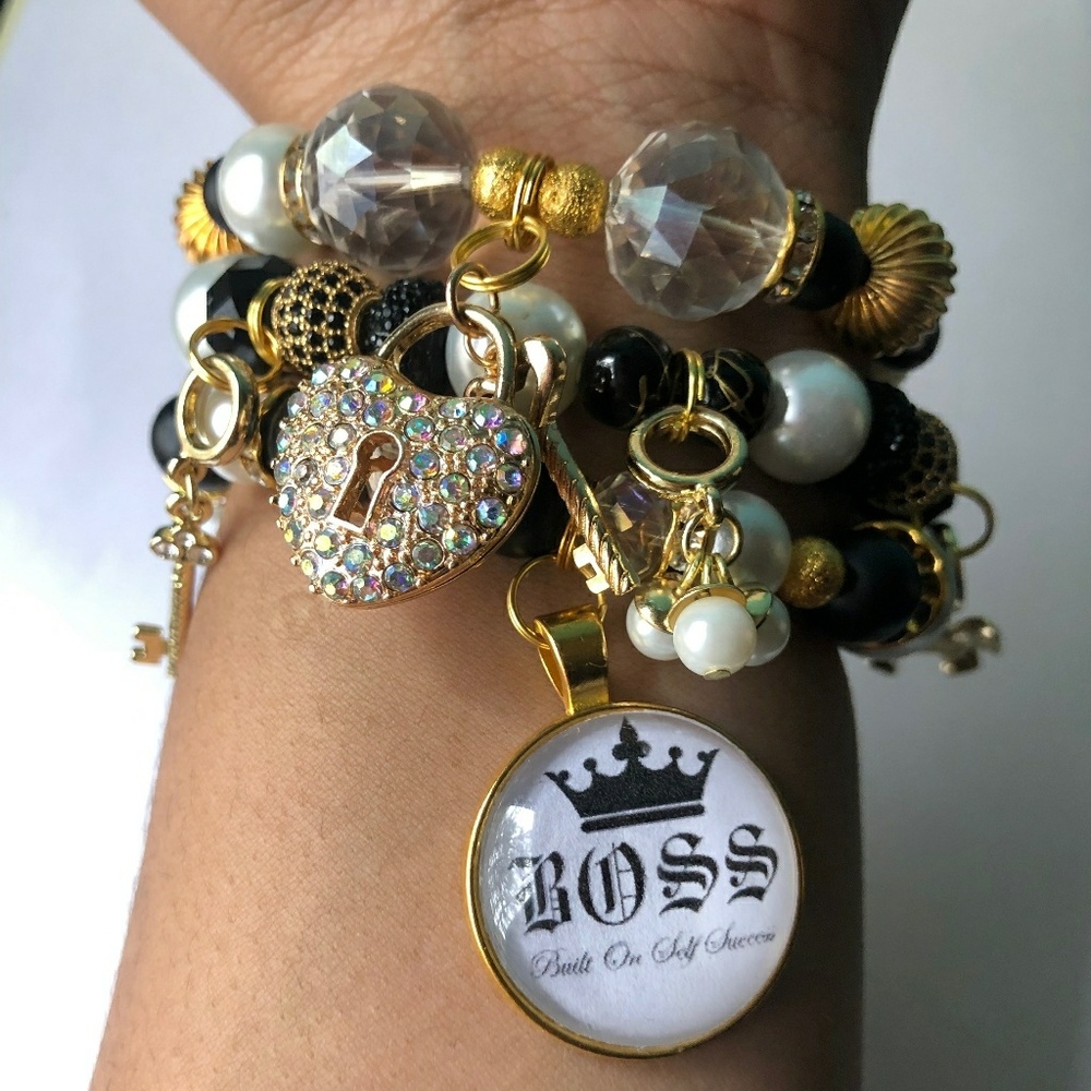 Black And Gold bracelets